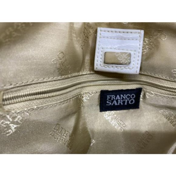 franco sarto bag white tan fabric tote - Picture 10 of 10